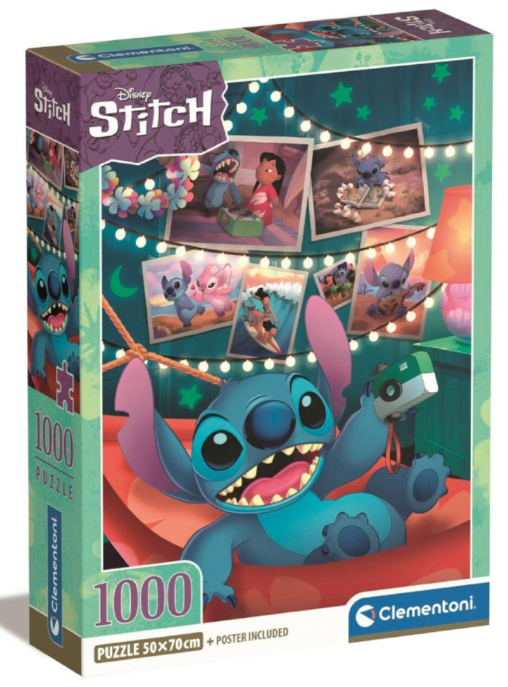 Clementoni Puzzle 1000 Pcs Disney Stitch (39793)