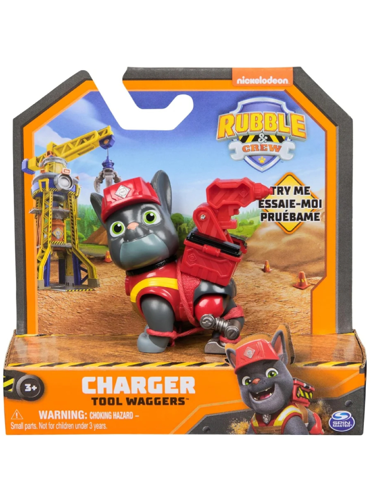 Paw Patrol Rubble & Crew Charger Tool Waggers Action Pup (20148303)