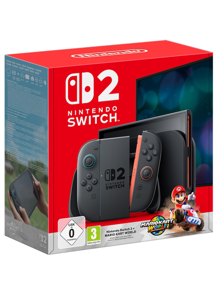 Console Light Blue/light Red Joycon + Joc Mario Kart World Bundle