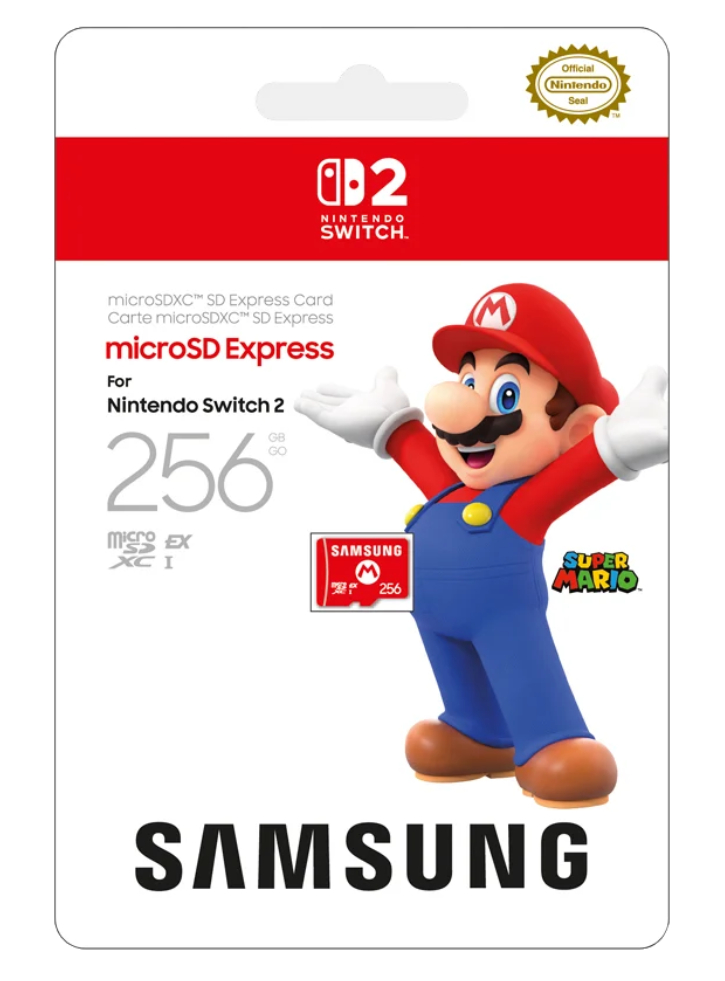 Micro Sd Card Samsung Mario Logo