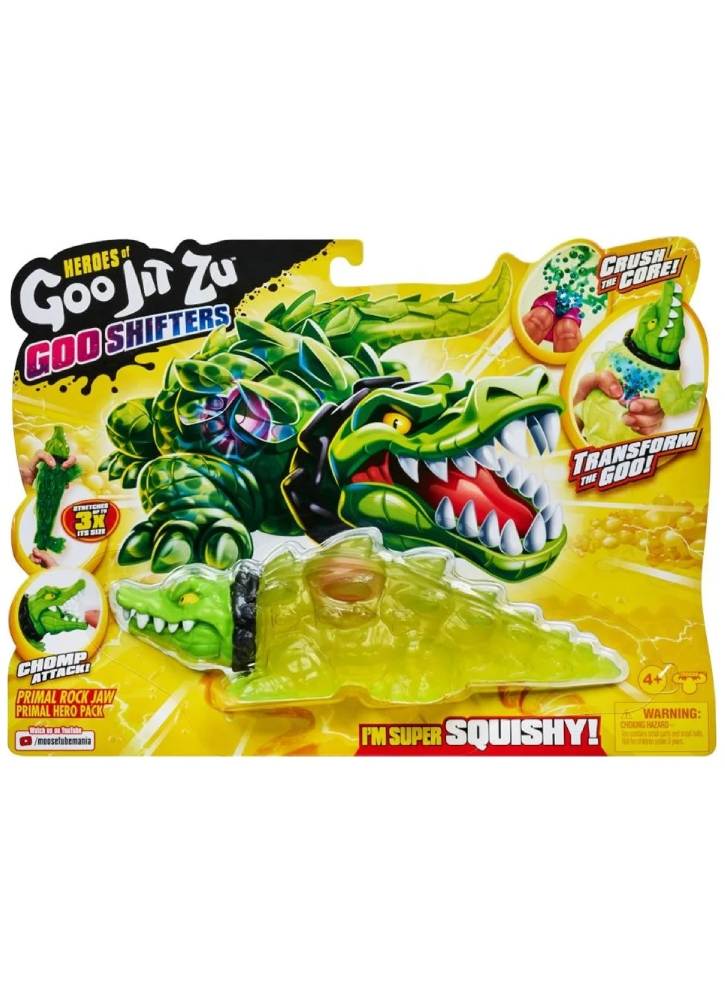 Heroes Of Goo Jit Zu Goo Shifters Rock Jaw Primal Hero Pack Random (gjt37000)