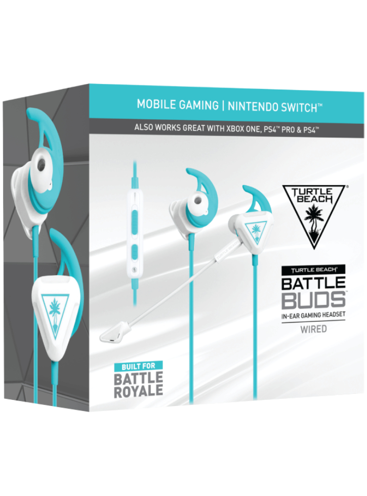 Turtle Beach Battle Buds In-ear Headset White/teal