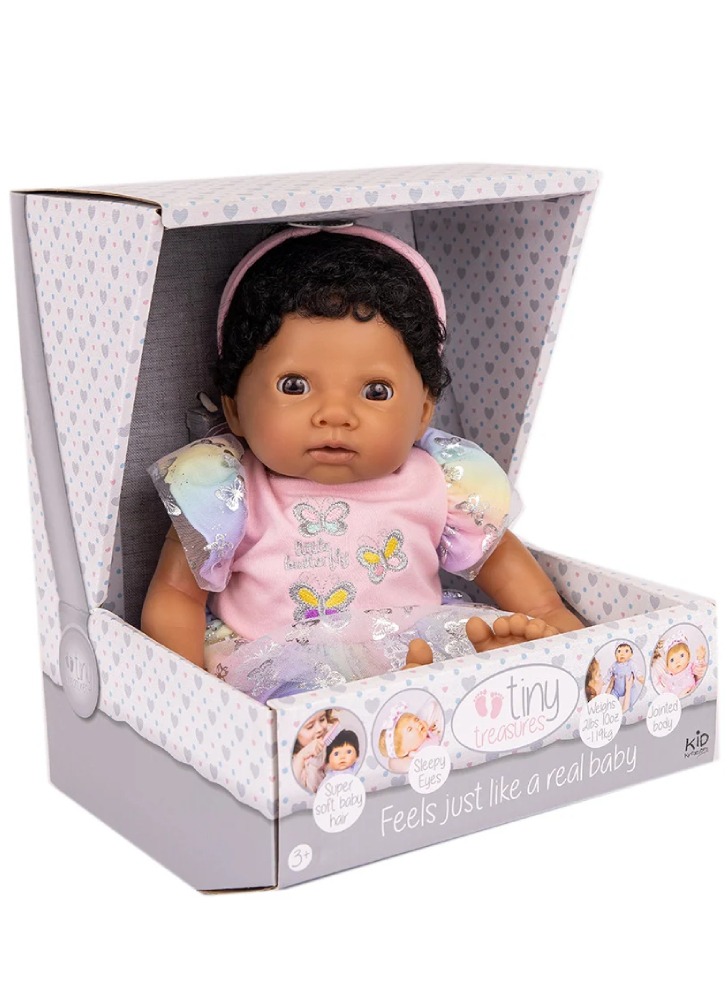 Tiny Treasure Ethnic Doll Butterfly Rainbow Dress (30633)