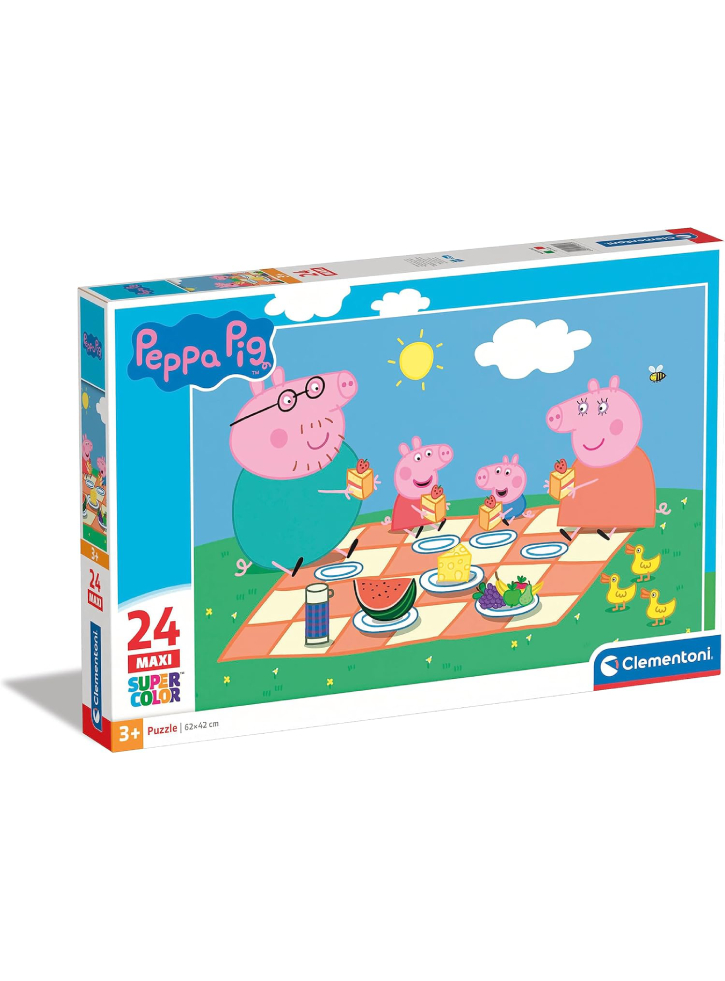 Clementoni Puzzle Maxi, Peppa Pig, 24 Pcs (i-24028)