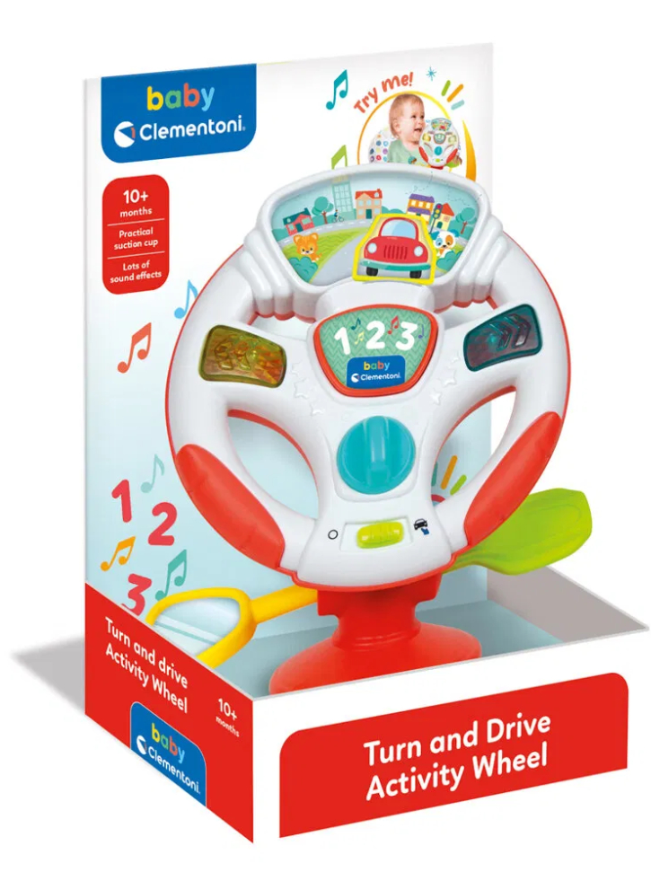Clementoni Turn And Drive Activity Wheel (i-17929)