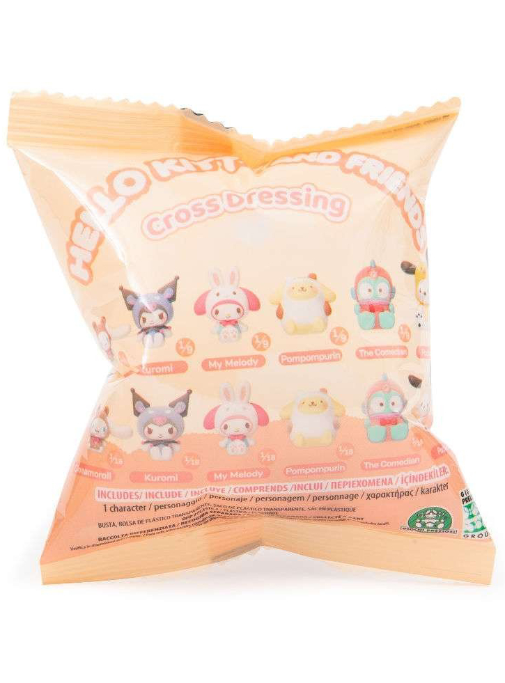 Hello Kitty Figures 4cm Cross Dressing (hkt46000)