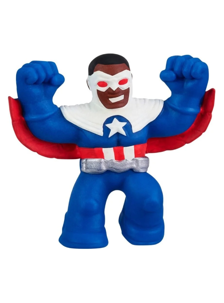 Marvel Heroes Of Goo Jit Zu Minis Captain America-sam Wilson (gjm00100)