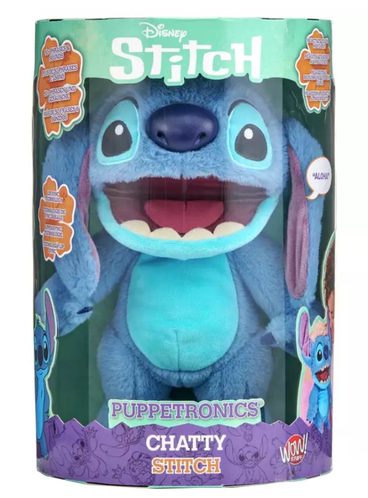 Disney Chatty Stitch Interactive Plush (102501)