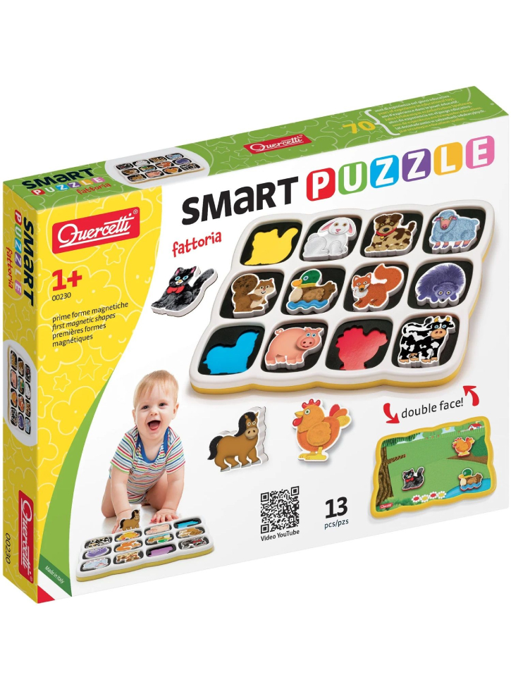 Quercetti Smart Puzzle Farm (qu-0230)