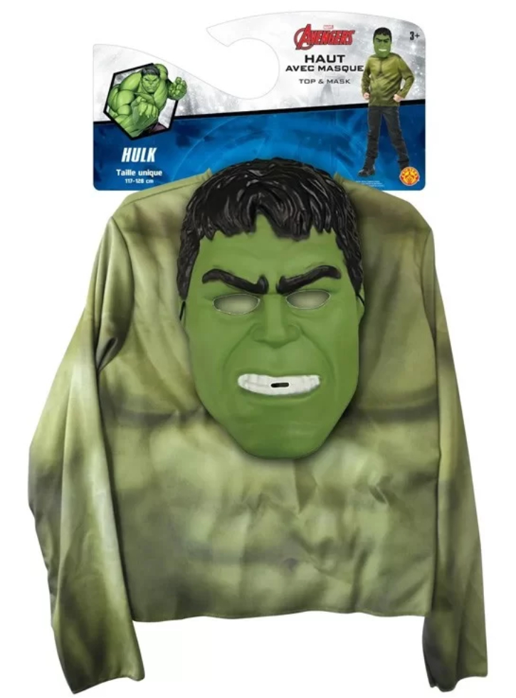 Rubies Hulk Top & Mask (300112fr)