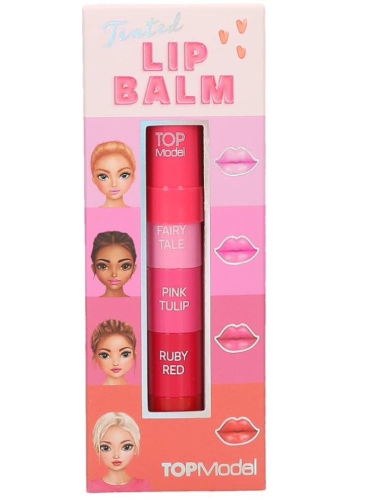 Topmodel Topmodel Tinted Lip Balm 4 Colors 4 X 1g