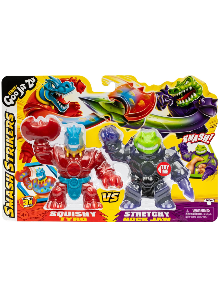 Goo Jit Zu Smash Strikers Tyro Vs Rock Jaw (42804)