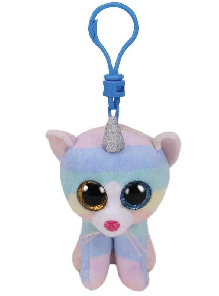 Ty Beanie Boo\'s Clip Heather Cat 8.5cm