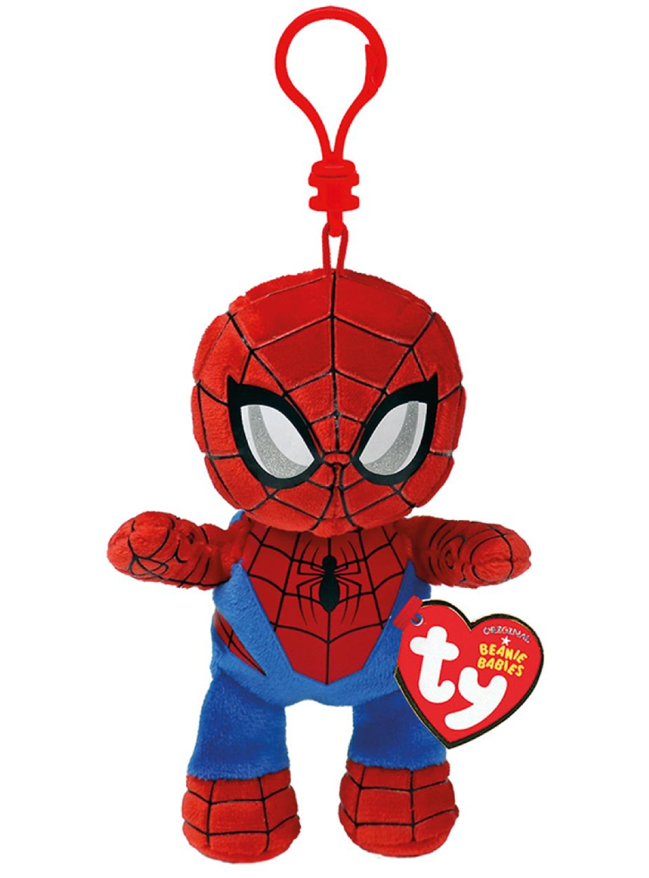 Ty Beanie Babies Marvel Soft Keyring Spiderman 8.5 Cm (1607-34010)