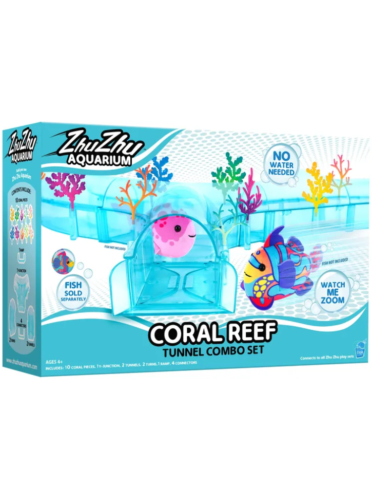 Zhu Zhu Fish Coral Reef Tunnel Combo Set (z1012)