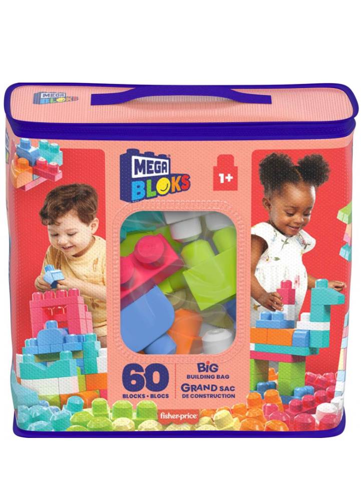 Mega Bloks First Builders Building Bag 60 Pcs (8417)