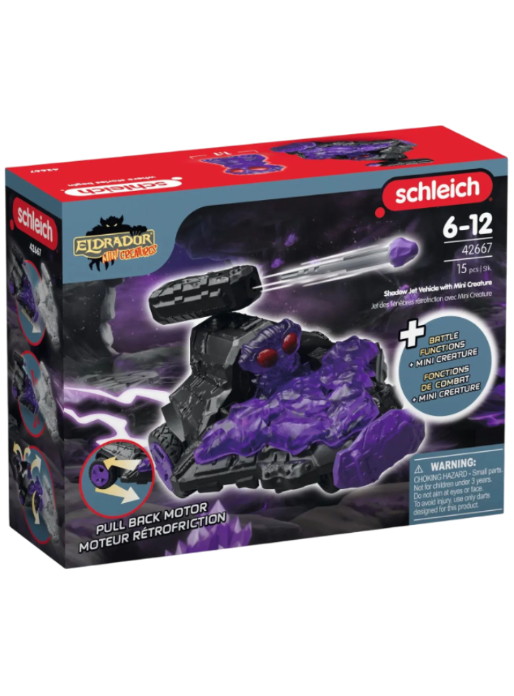 Schleich Shadow Jet Vehicle With Mini Creature (42667)