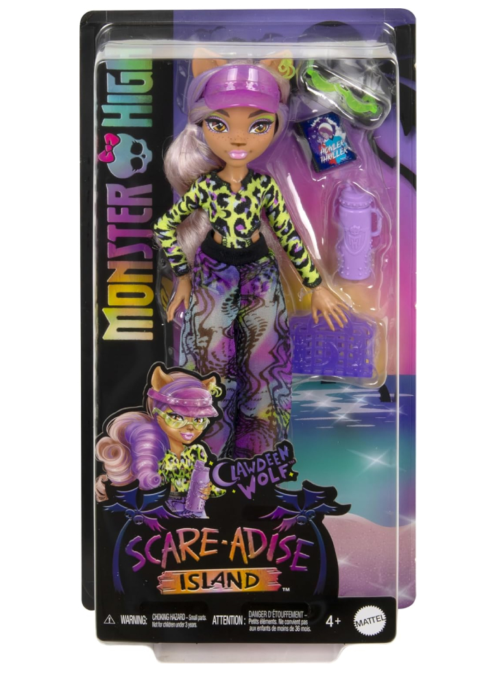 Monster High Scare-adise Island Clawdeen Doll (218-2503)