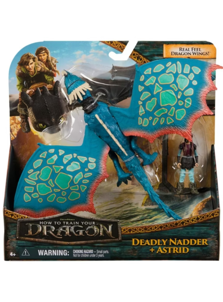 Dragons Movie Viking&dragon-deadly Nadder & Astrid (6074005)