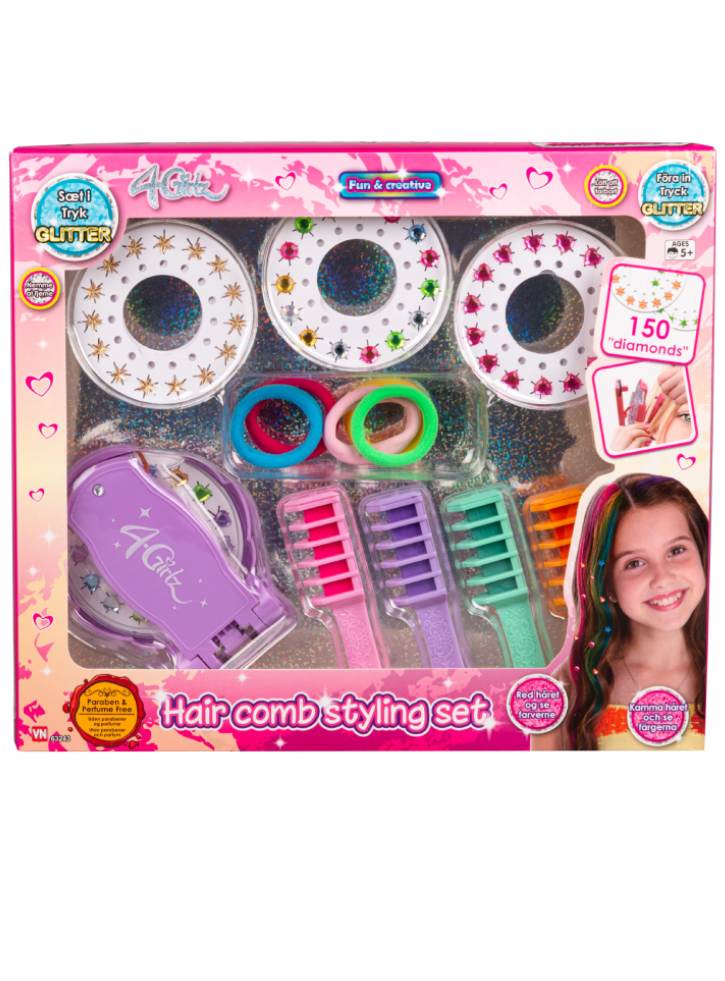 4-girlz Hair Decoration Set W/ Combs (63243)