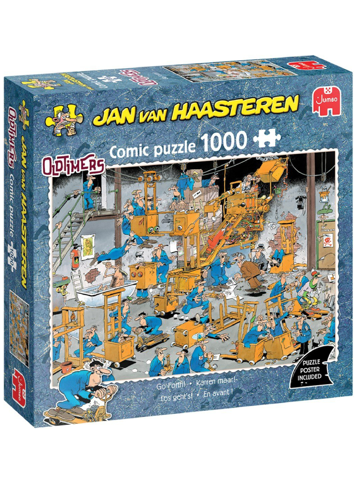 Jan Van Haasteren Oldtimers Go Forth! (1000 Pieces)
