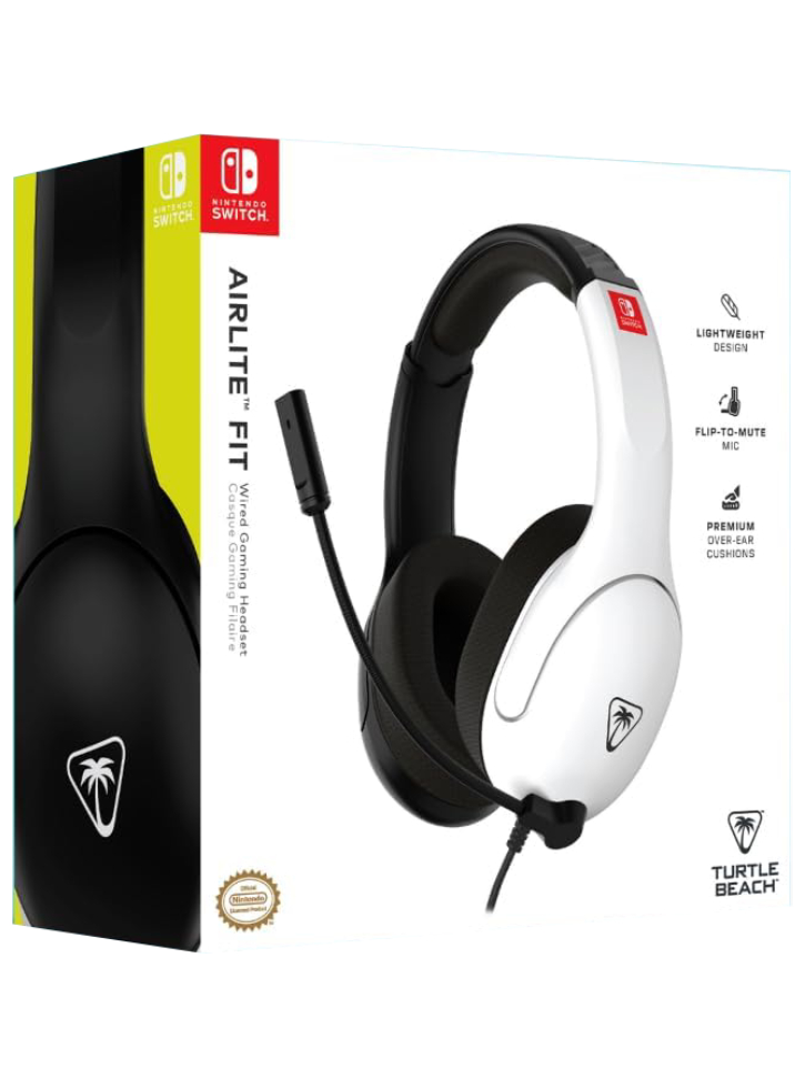 Turtle Beach Airlite Fit Wired Headset (black & White)