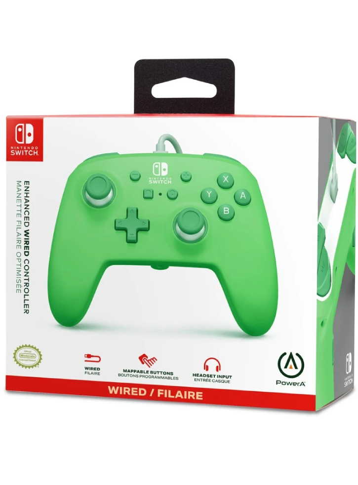 Powera Enhanced Wired Controller Seafoam Green