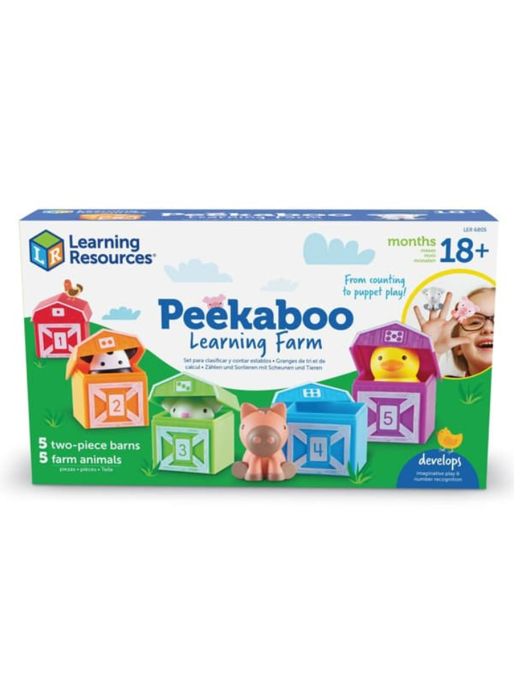 Learning Resources Peekaboo Learning Farm (lsp6805-sca)