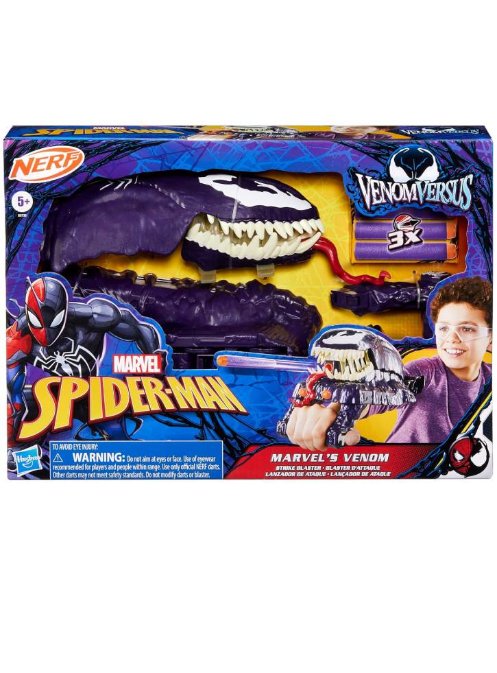 Nerf Marvel Spider-man Venomversus Marvel\'s Venom Strike Blaster (g0730)