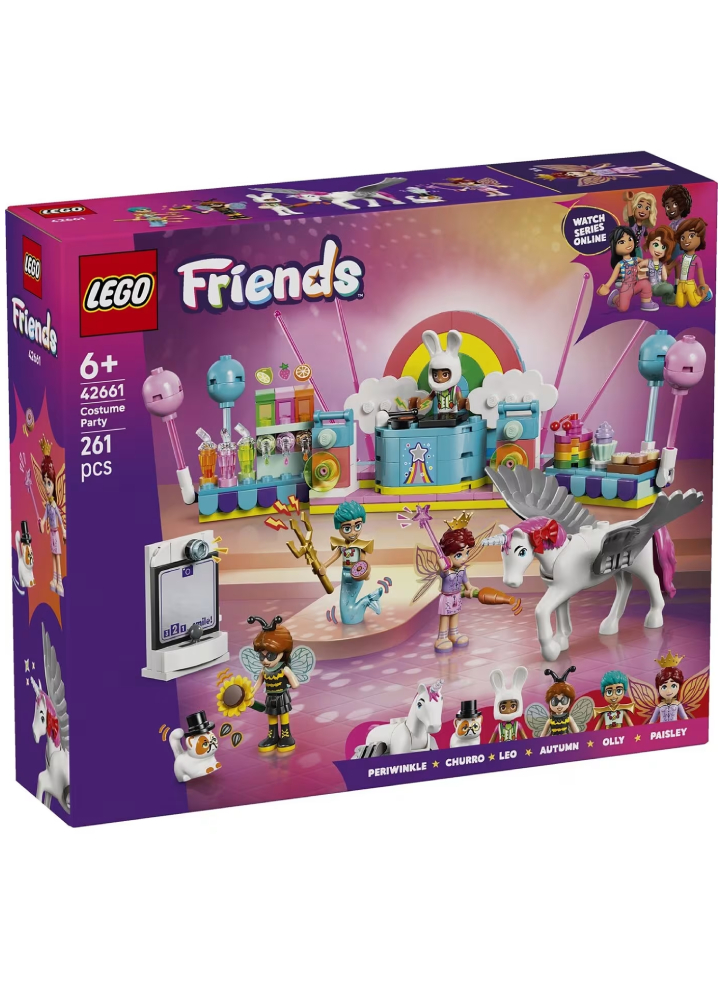 Lego Friends Costumee Party With Unicorn & Fairy (42661)