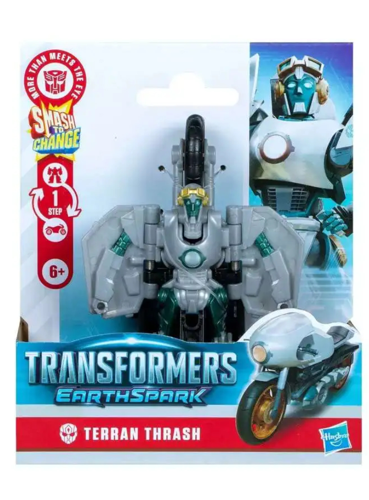 Transformers Earthspark 1 Step Smash Changers Thrash (g0998)