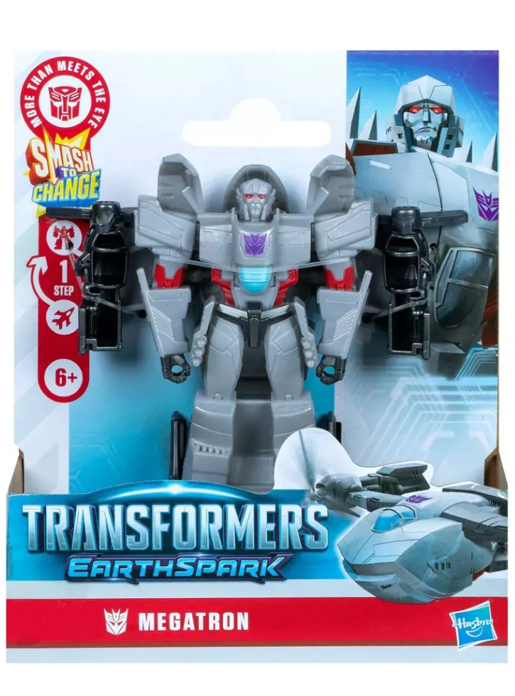 Transformers Earthspark 1 Step Smash Changers Megatron (g0997)