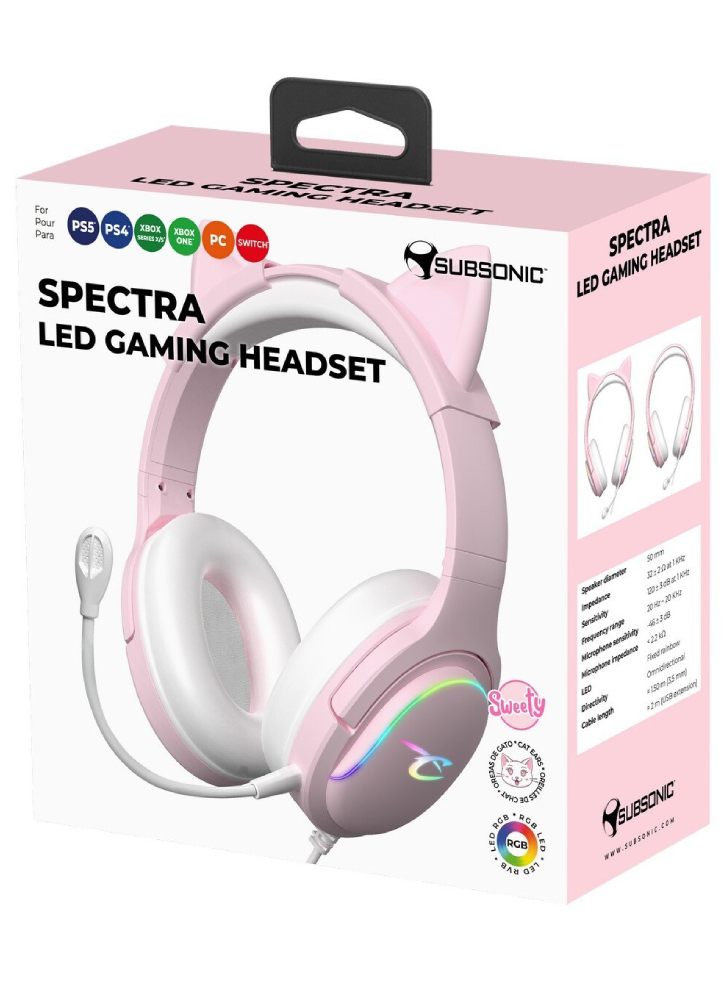 Subsonic Headset All Platforms + Led