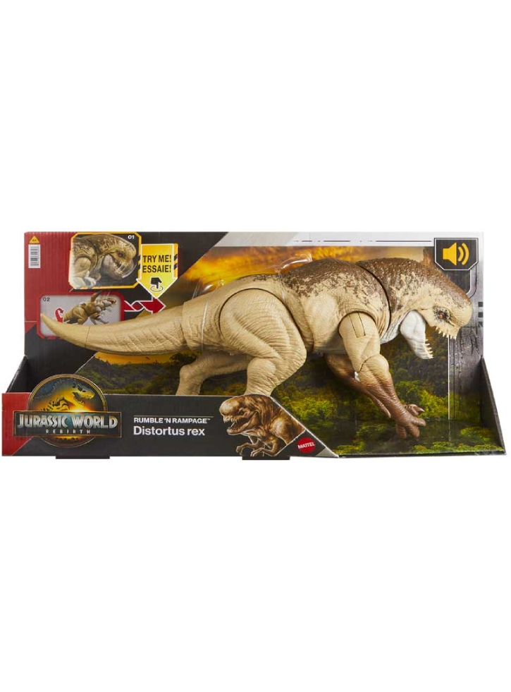 Jurassic World Rebirth Rumble N\' Rampage Distortus Rex (jgb58)