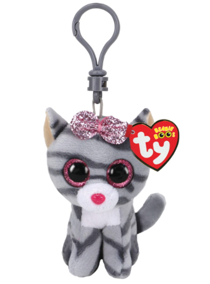 As Kiki Cat Grey Plush Clip 8,5cm (1607-35243)