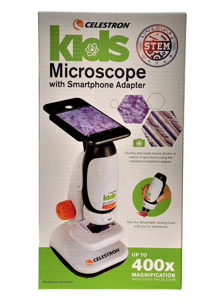 Celestron Kids Microscope With Phone Adapter