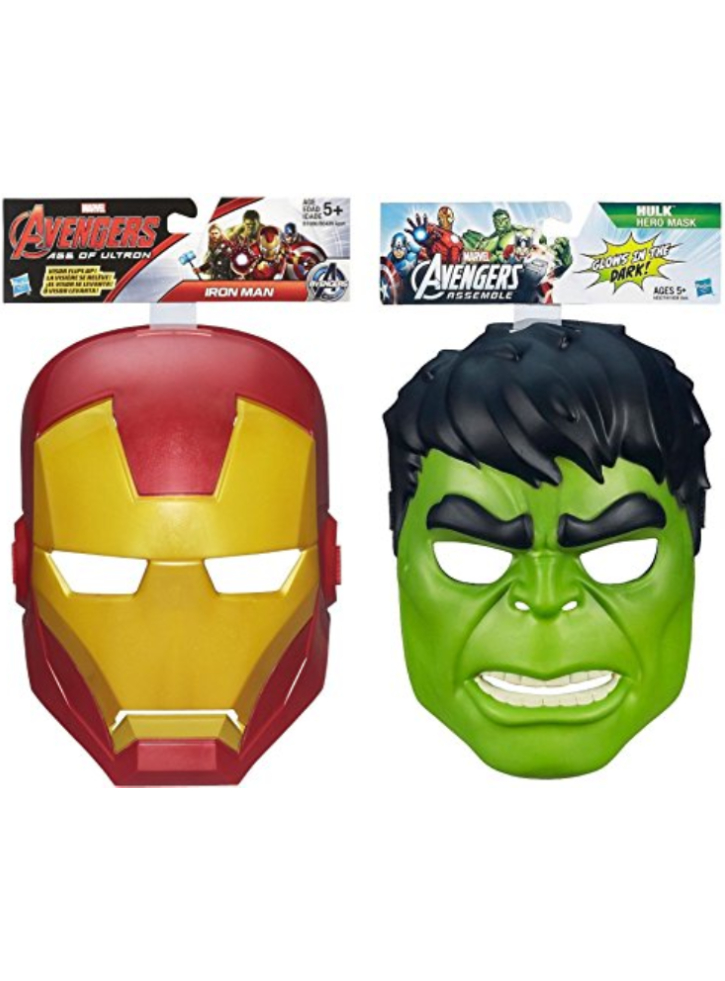 Marvel Avengers Hero Mask Iron Man/hulk Multipack (g0436)
