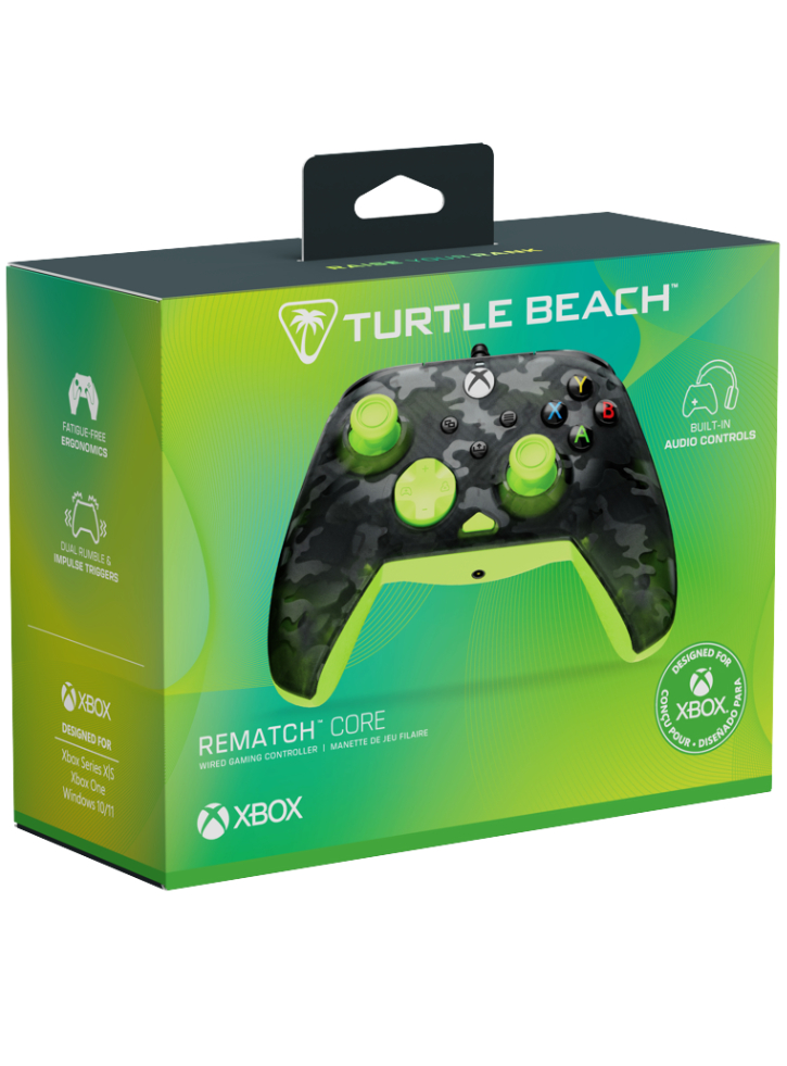 Turtle Beach Rematchtm Core Ghost Black Camo/yellow