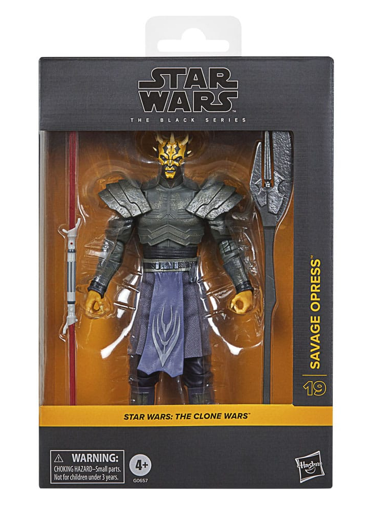 Star Wars The Clone Wars Black Series Savage Opress Deluxe Drases 15cm (g0657)