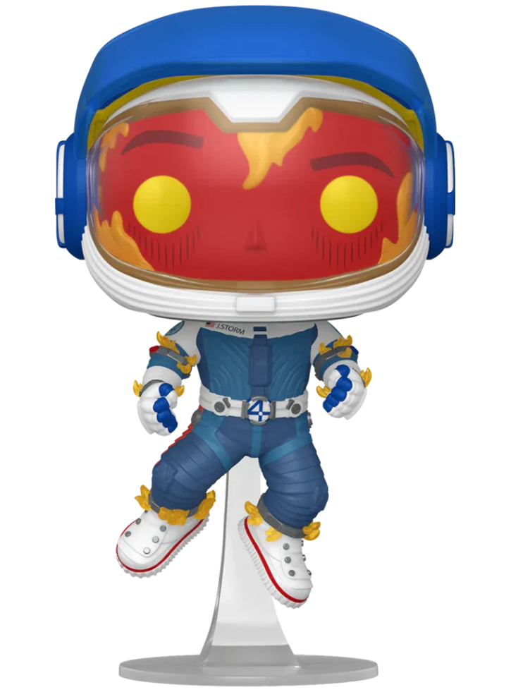 Funko Pop! Marvel The Fantastic 4 First Steps Human Torch (astronaut) (special Edition) #1521 Bobble-head