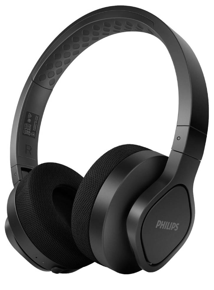 Philips Audio Taa4216bk/00 Wireless Bluetooth Sports Headphones Black