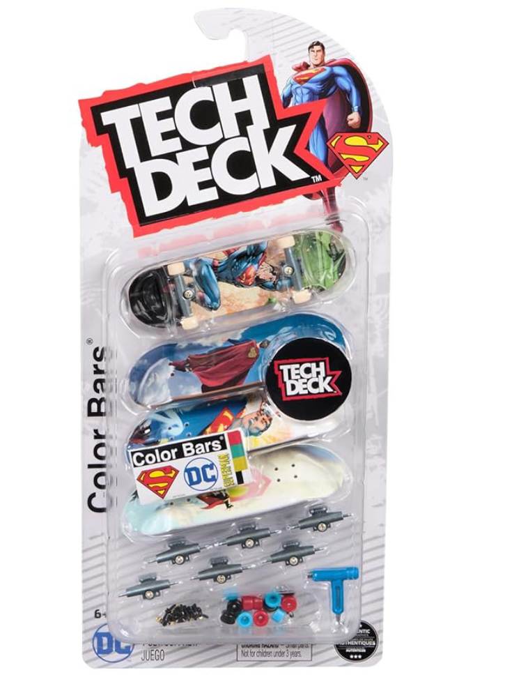Tech Deck Skate 4 Pack Multipack Superman (6073926)