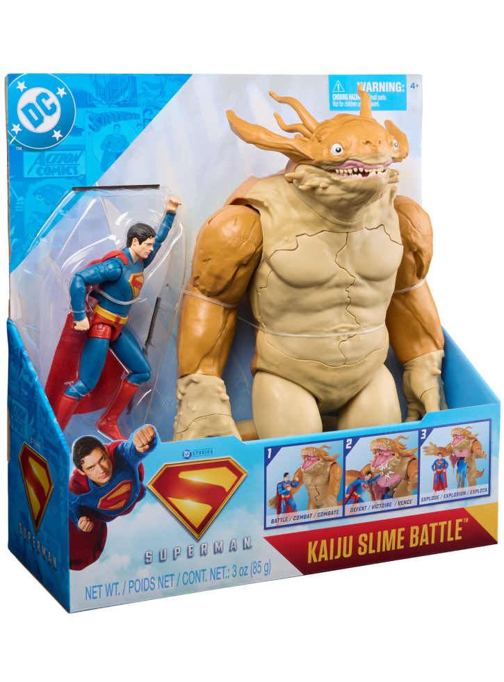 Dc Superman Movie Superman Vs Kaiju (with Slime) Action 15cm (6073195)