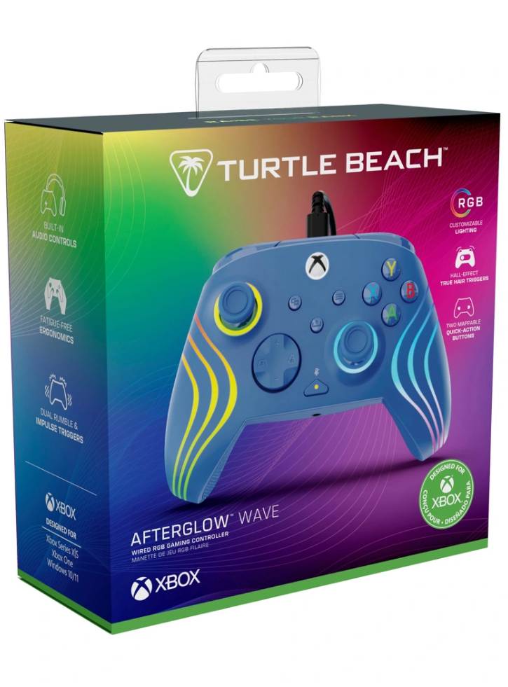 Turtle Beach Afterglow Wave Wired Controller Blue