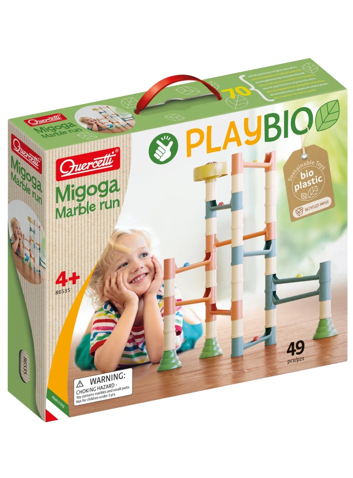 Quercetti Play Bio Migoga Marble Run (49 Pcs) (qu-86535)