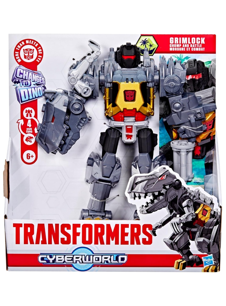 Hasbro Transformers Evergreen Cyberworld Chomp & Battle Grimlock (g0748)