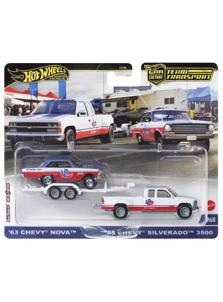 Hot Wheels Team Transport \'63 Chevy Nova (hrv42)