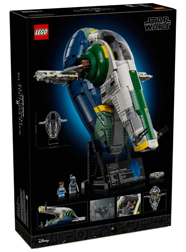 Lego Star Wars Tm Jango Fett\'s Firespray-class Starship (75409)