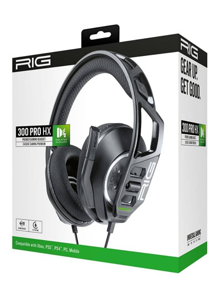 Nacon Rig Headphones 300 Pro Hx Black