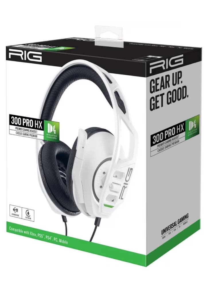 Nacon Rig Headphones 300 Pro Hx White